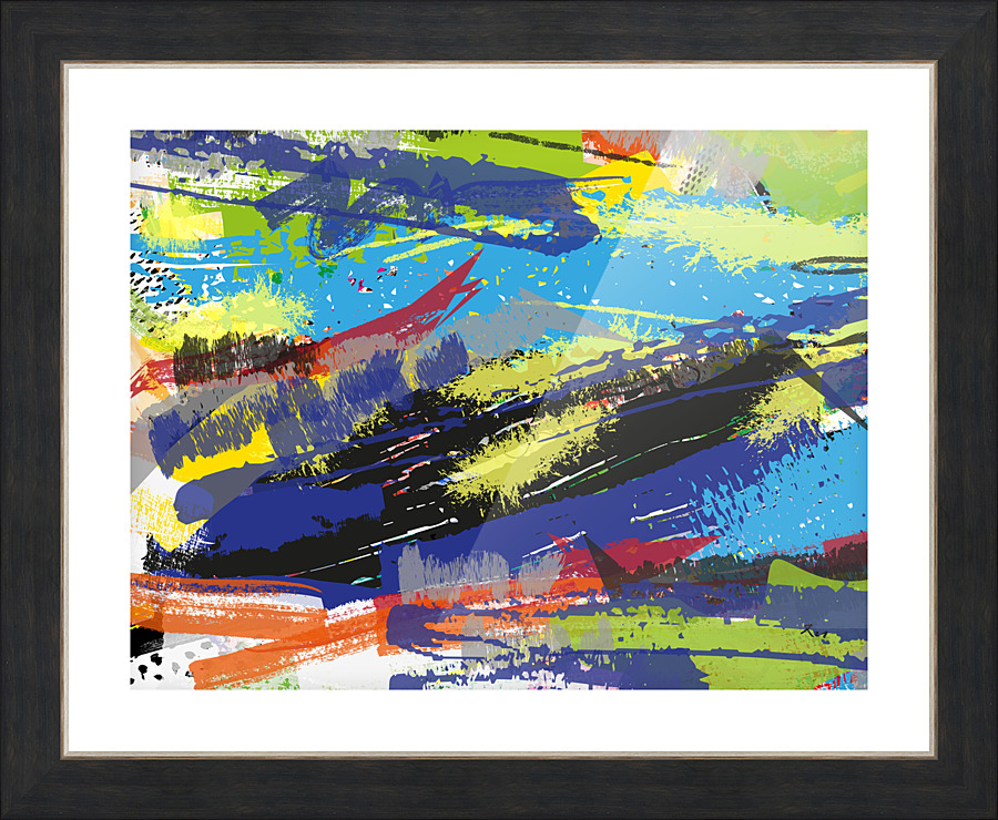 Abstractionwave 008-08 Picture Frame print