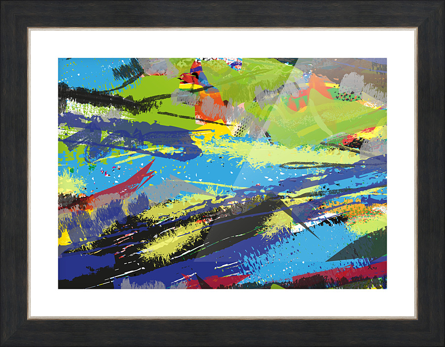 Abstractionwave 008-17 Picture Frame print