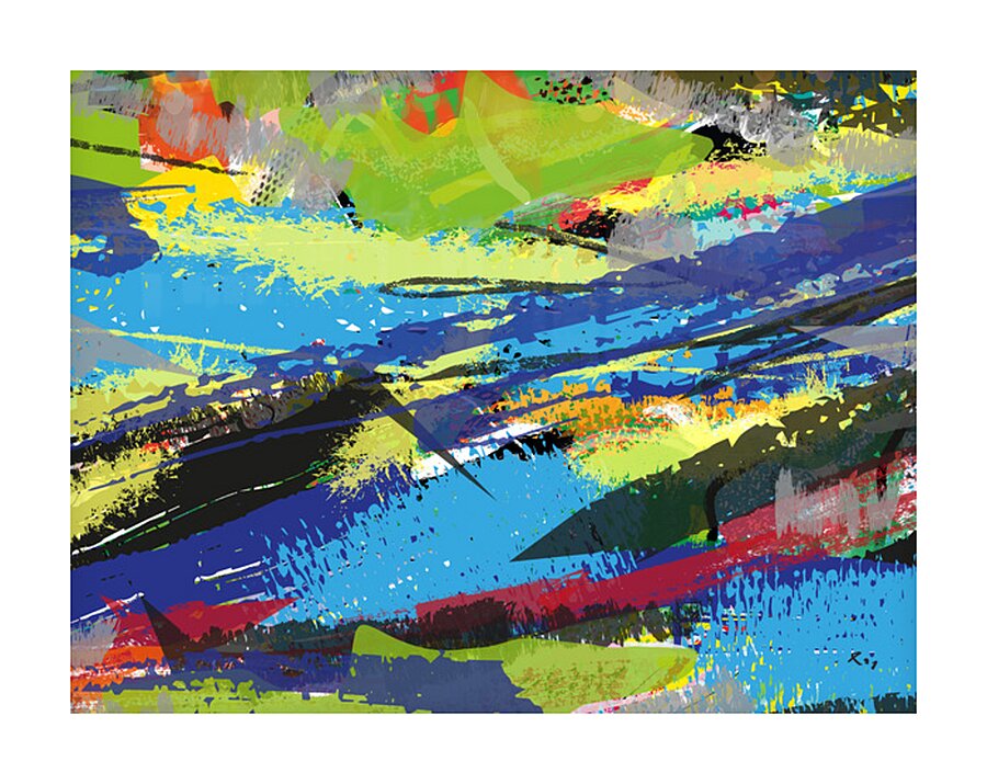 Abstractionwave 008-05 Picture Frame print