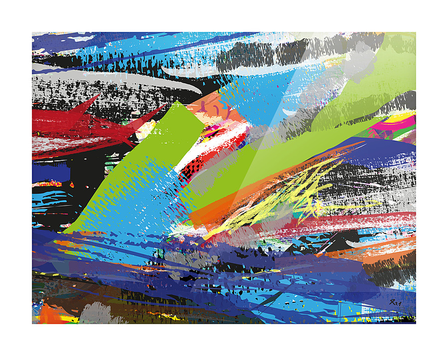 Abstractionwave 008-03 Picture Frame print