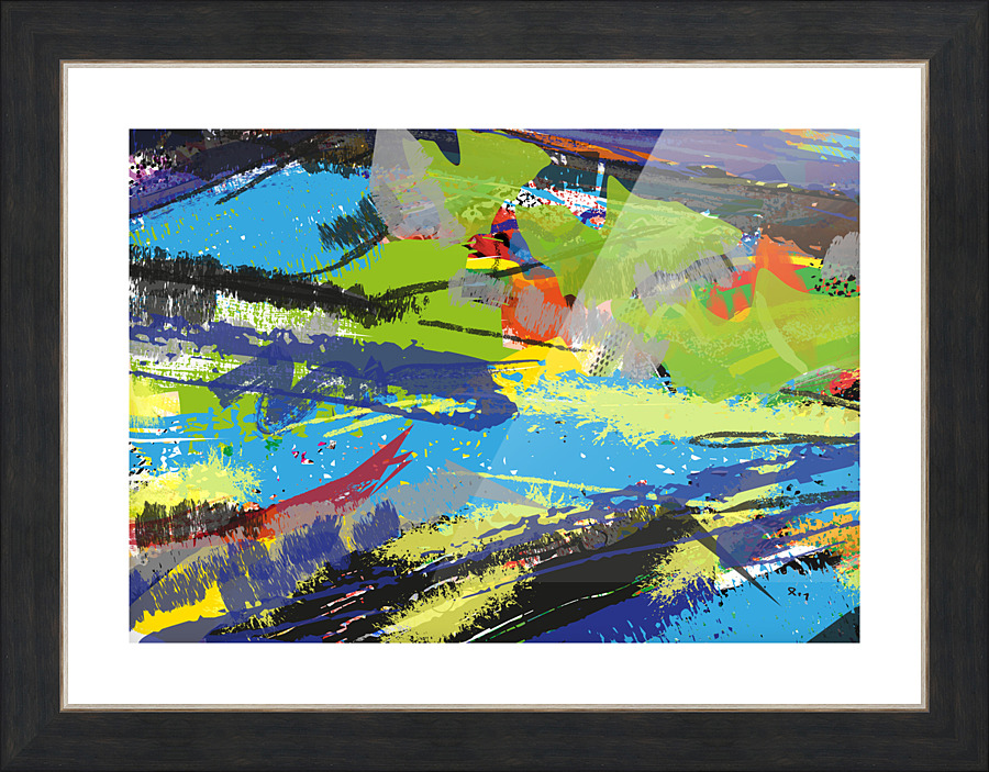 Abstractionwave 008-13 Picture Frame print