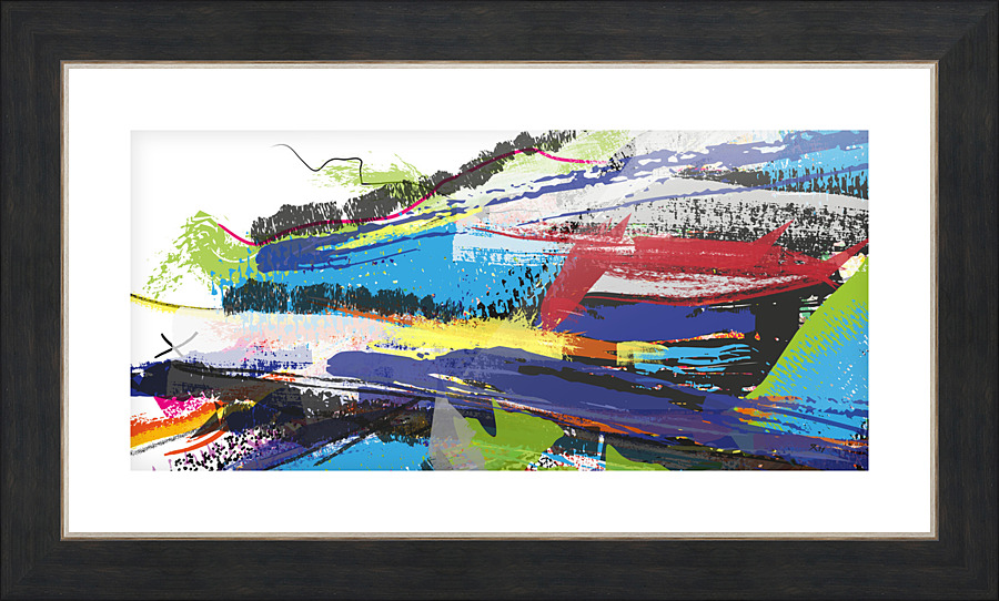 Abstractionwave 008-26 Picture Frame print