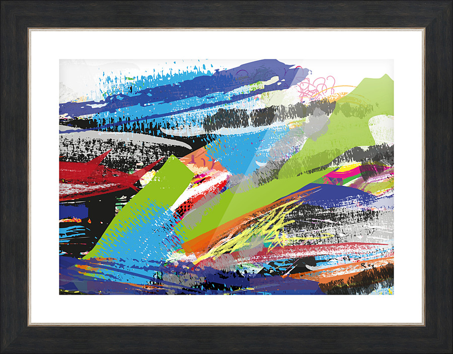 Abstractionwave 008-12 Picture Frame print