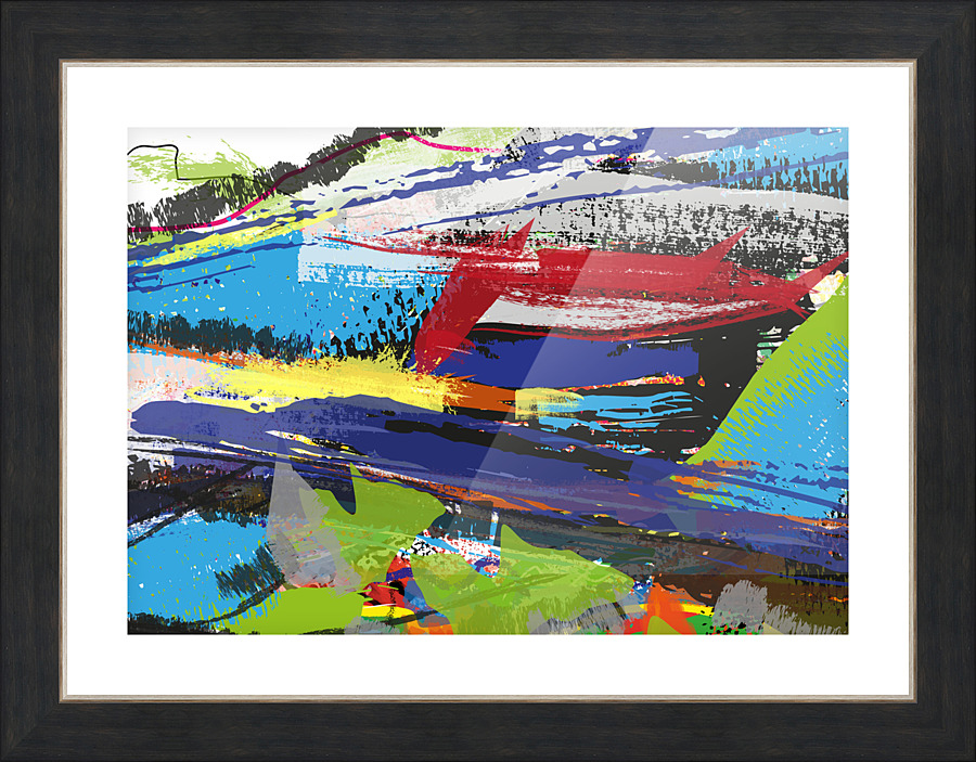 Abstractionwave 008-18 Picture Frame print