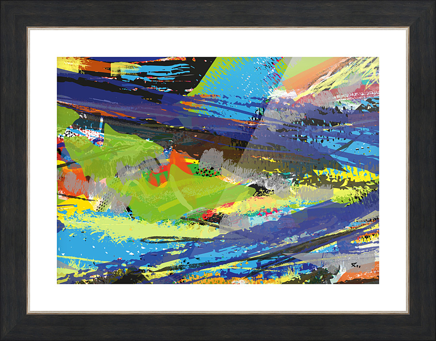 Abstractionwave 008-11 Picture Frame print