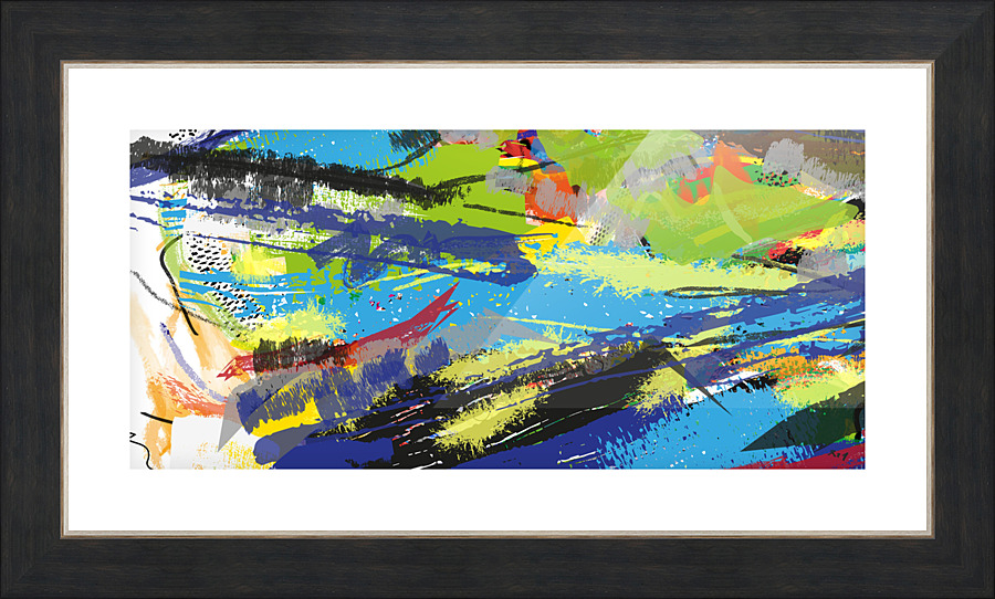 Abstractionwave 008-25 Picture Frame print