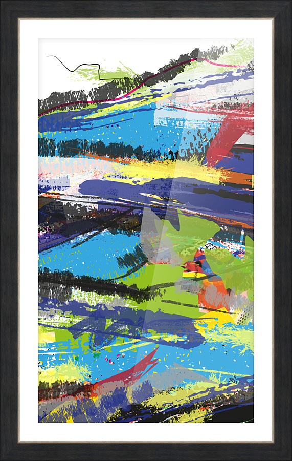 Abstractionwave 008-29 Picture Frame print