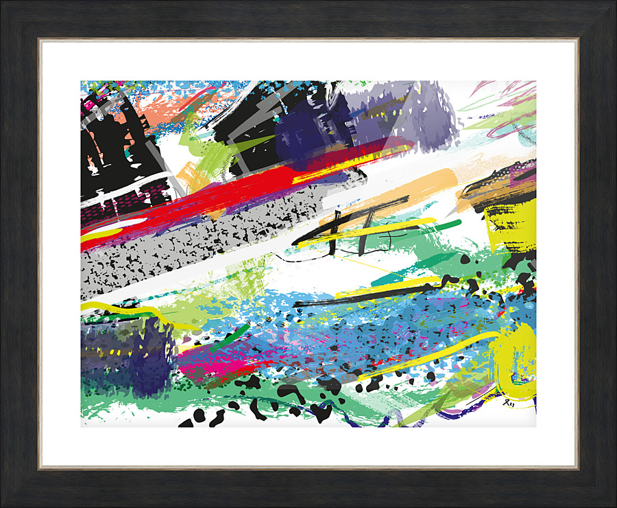 Abstractionwave 009-07 Picture Frame print