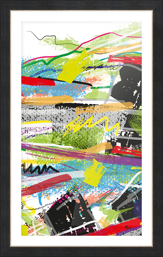Abstractionwave 009-29 Picture Frame print