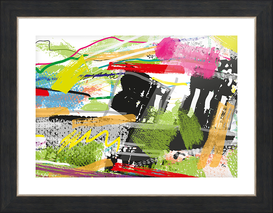 Abstractionwave 009-18 Picture Frame print
