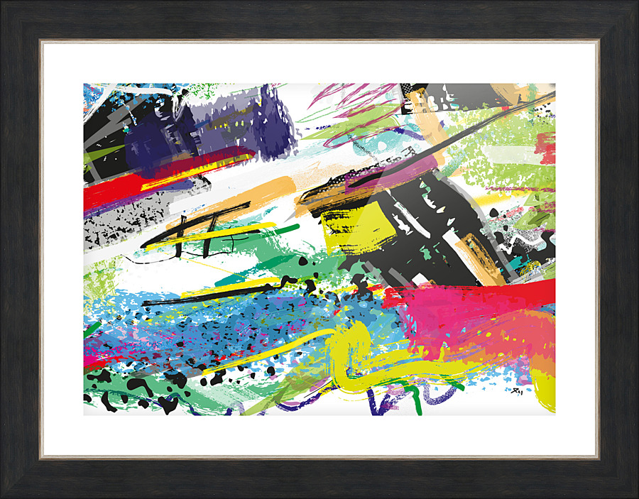 Abstractionwave 009-09 Picture Frame print