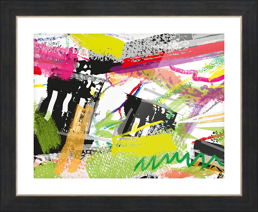 Abstractionwave 009-03 Picture Frame print