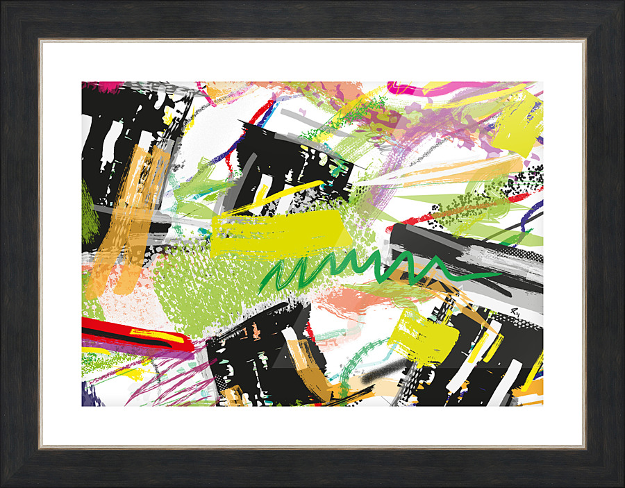 Abstractionwave 009-10 Picture Frame print