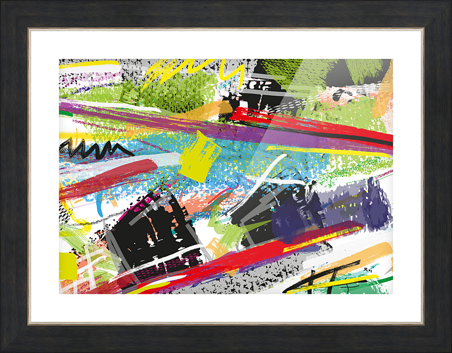 Abstractionwave 009-13 Picture Frame print