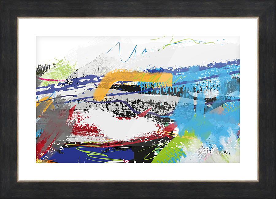 Abstractionwave 010-09 Picture Frame print