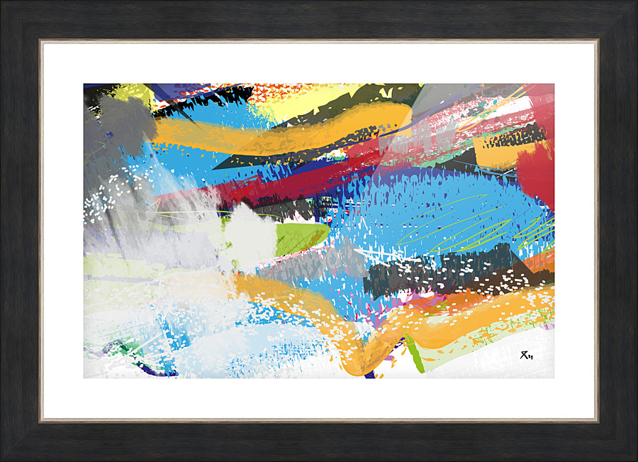Abstractionwave 010-19 Picture Frame print
