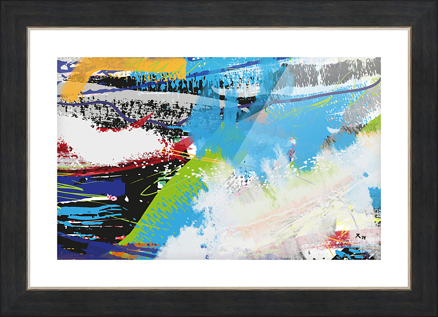 Abstractionwave 010-13 Picture Frame print