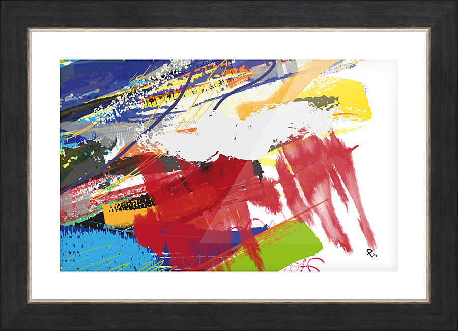 Abstractionwave 010-18 Picture Frame print