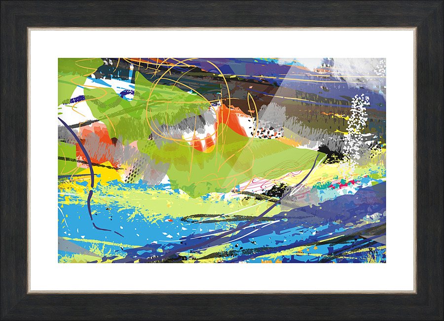 Abstractionwave 010-16 Picture Frame print
