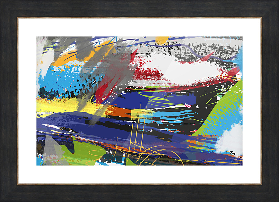 Abstractionwave 010-06 Picture Frame print