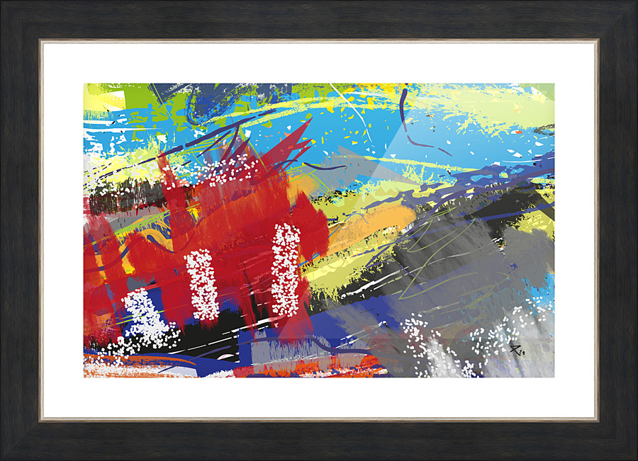 Abstractionwave 010-15 Picture Frame print
