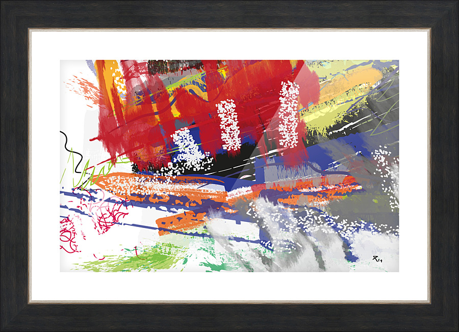 Abstractionwave 010-01 Picture Frame print