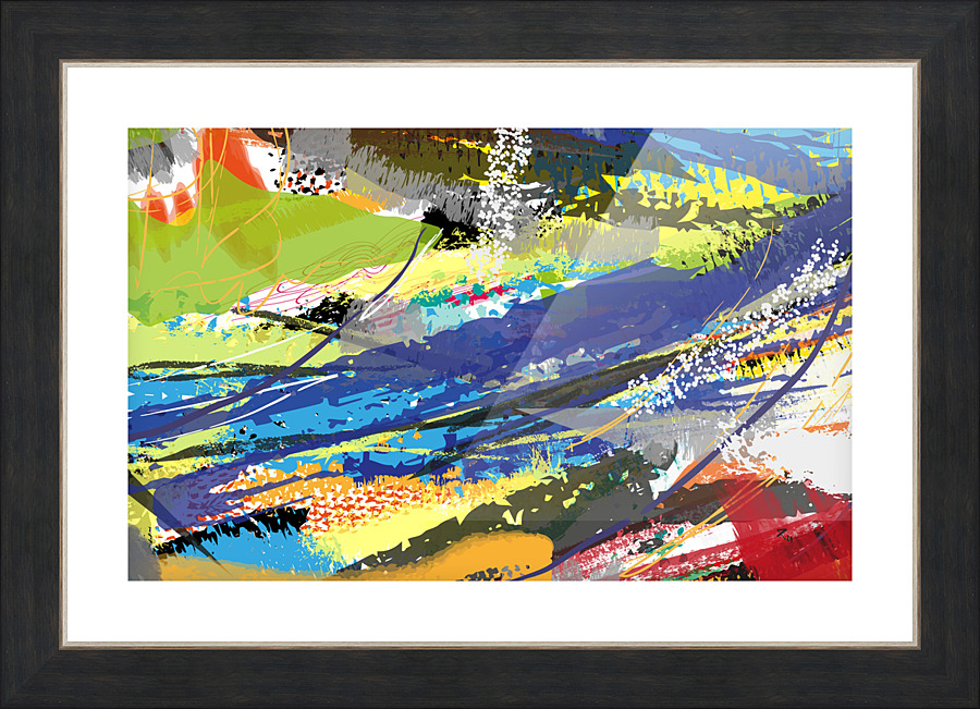Abstractionwave 010-14 Picture Frame print