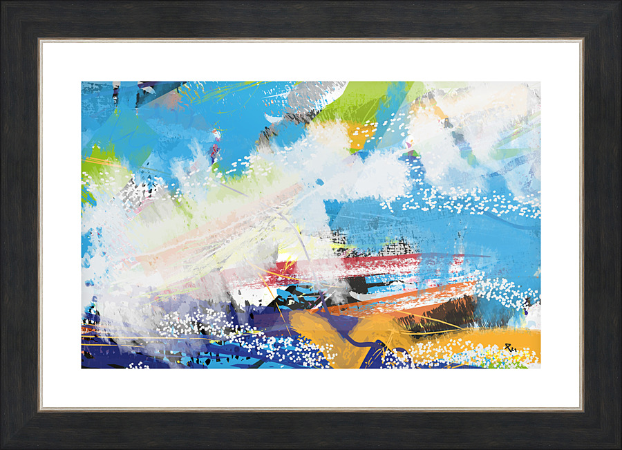 Abstractionwave 010-03 Picture Frame print
