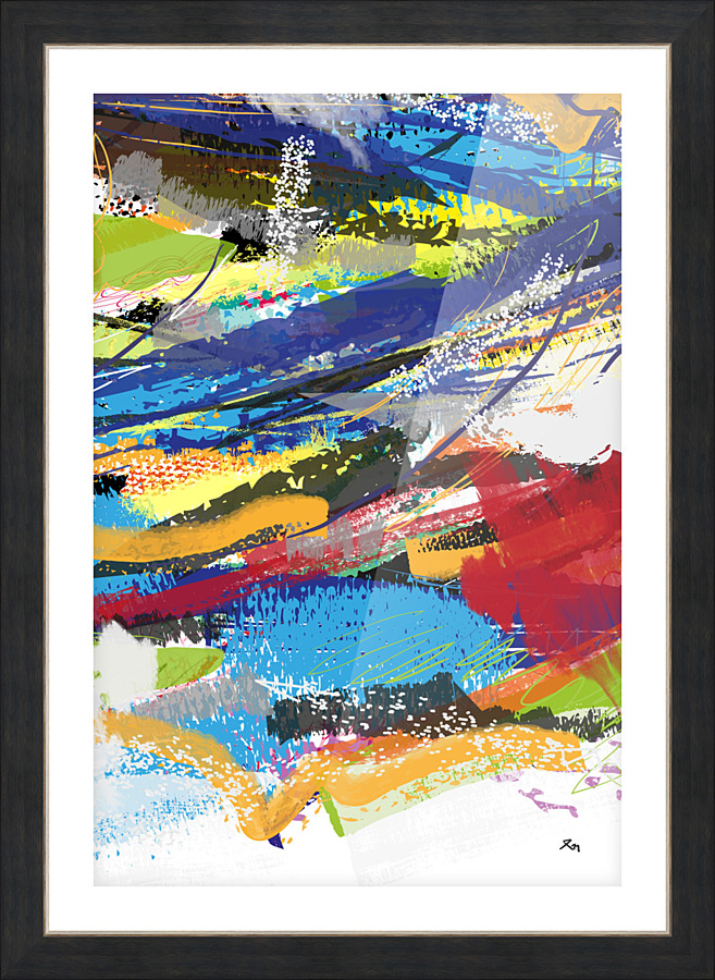 Abstractionwave 010-33 Picture Frame print