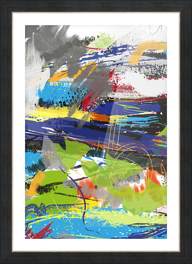 Abstractionwave 010-32 Picture Frame print