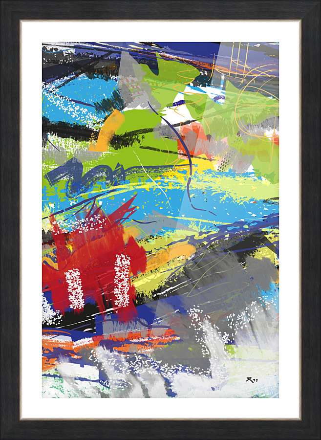Abstractionwave 010-34 Picture Frame print