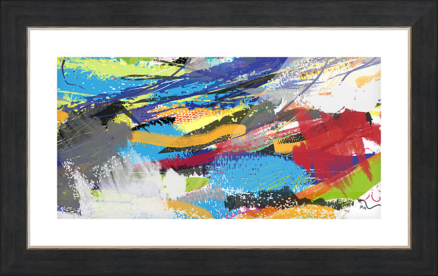 Abstractionwave 010-29 Picture Frame print