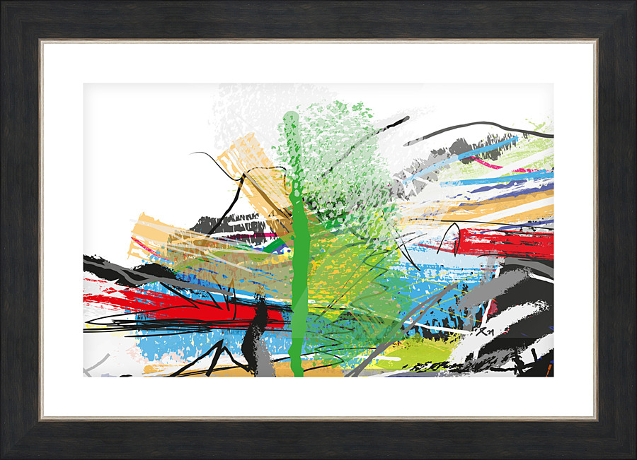Abstractionwave 011-11 Picture Frame print