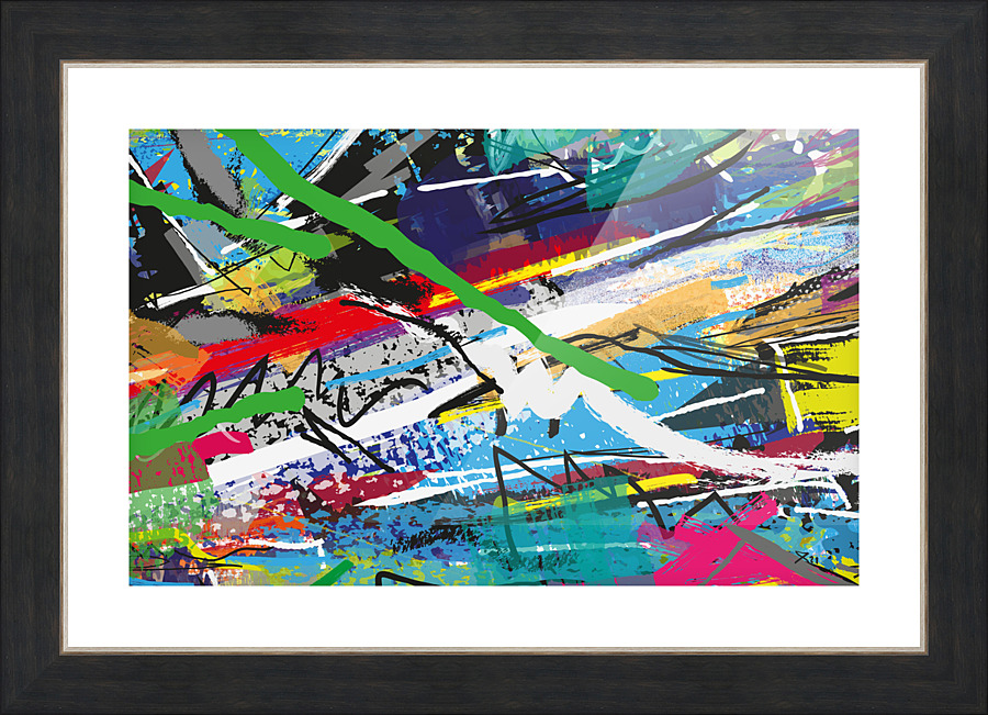 Abstractionwave 011-05 Picture Frame print