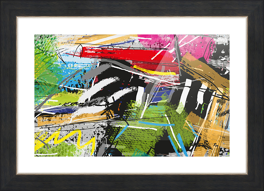 Abstractionwave 011-06 Picture Frame print