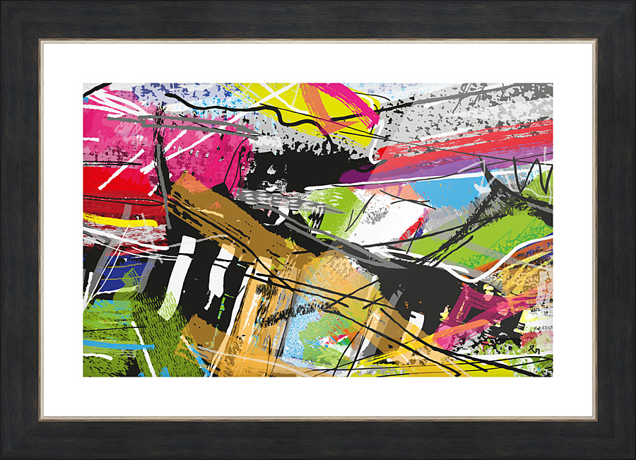 Abstractionwave 011-12 Picture Frame print