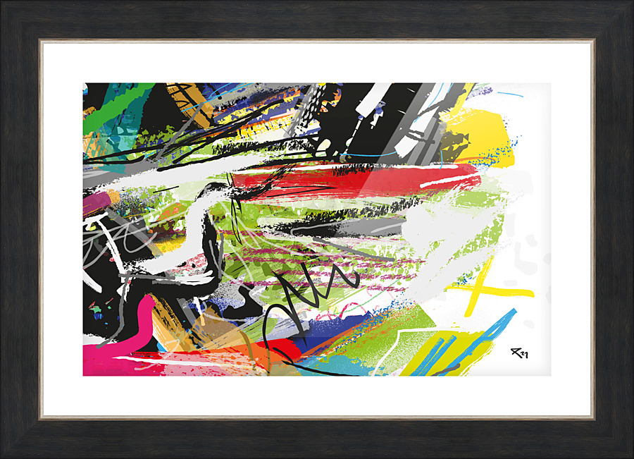 Abstractionwave 011-17 Picture Frame print