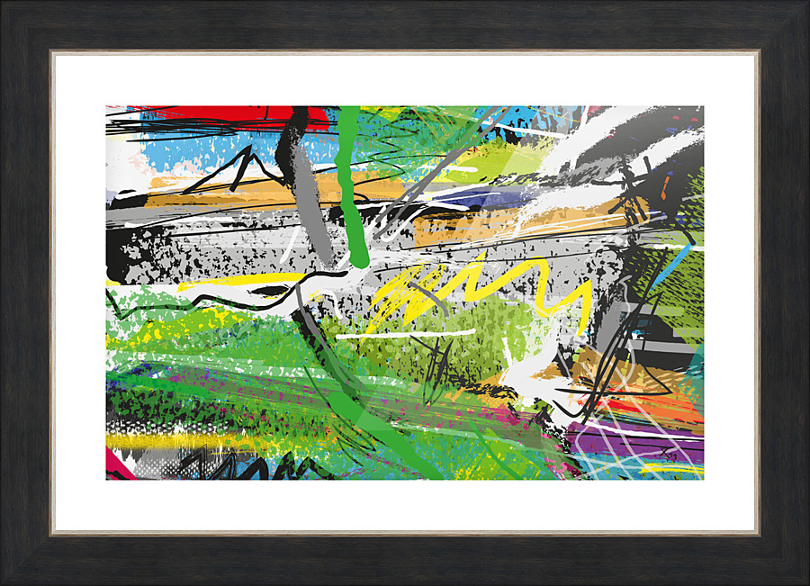 Abstractionwave 011-08 Picture Frame print