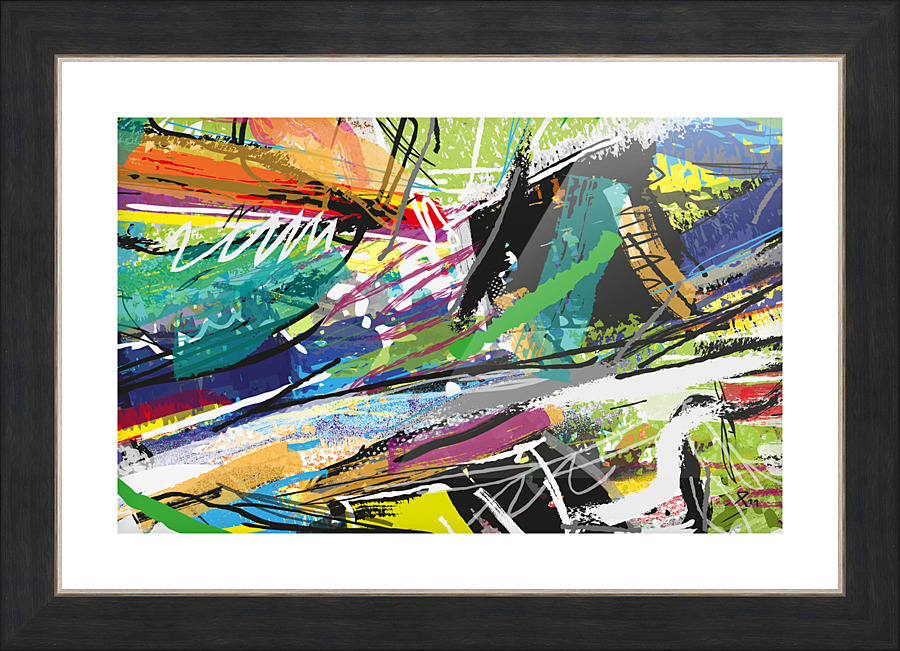 Abstractionwave 011-13 Picture Frame print