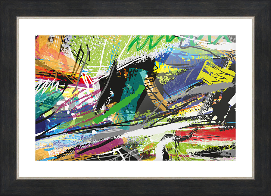 Abstractionwave 011-07 Picture Frame print