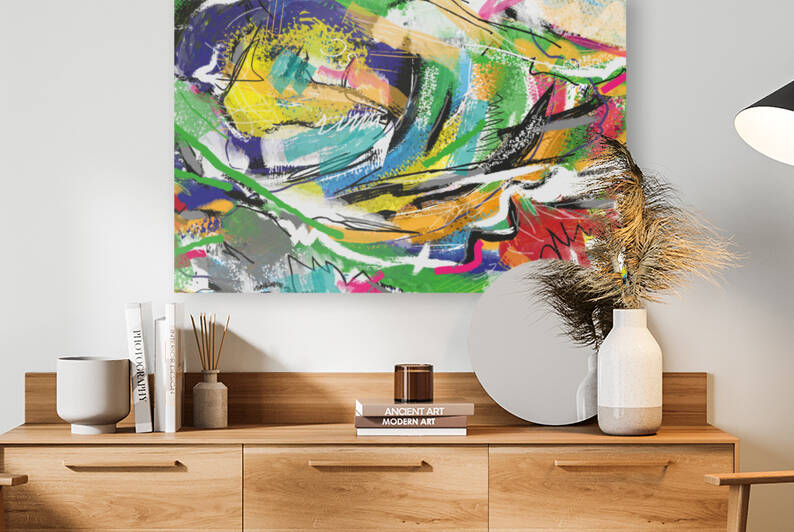 Abstraction wave 001-01 by XIBUUUSTUDIO