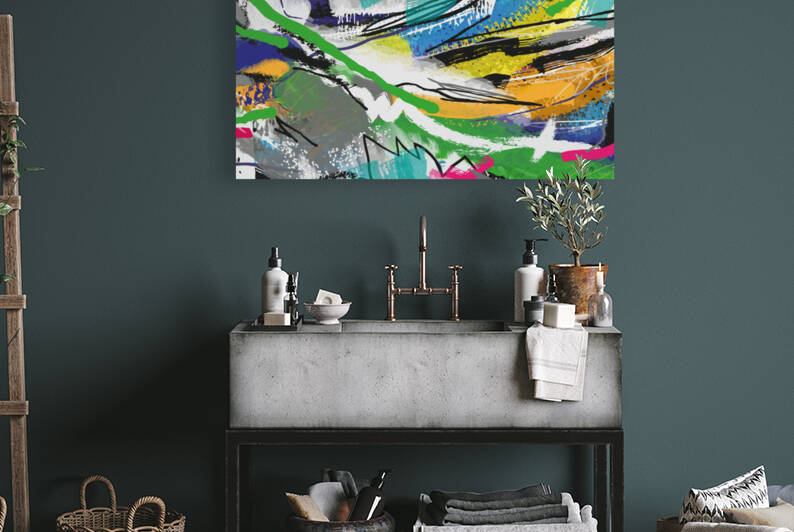 Abstraction wave 001-05 by XIBUUUSTUDIO