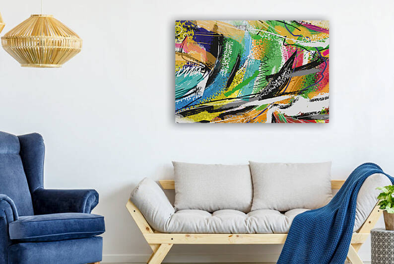 Abstraction wave 001-04 by XIBUUUSTUDIO