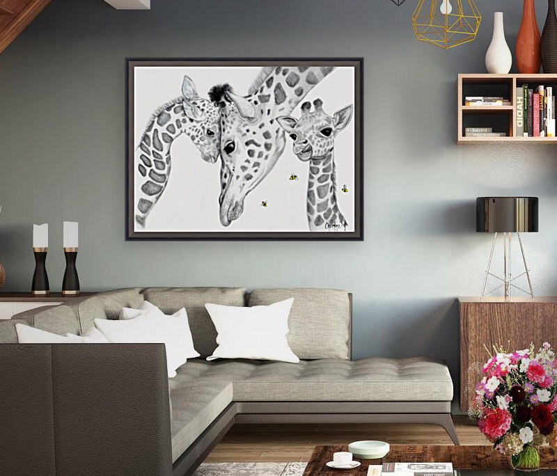 Giraffe Family  Reproduction