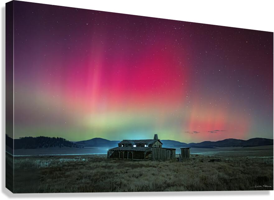 Northern Lights Serenade Canvas Print