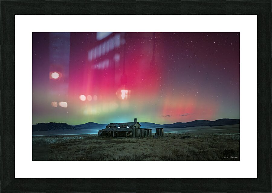 Northern Lights Serenade Picture Frame print