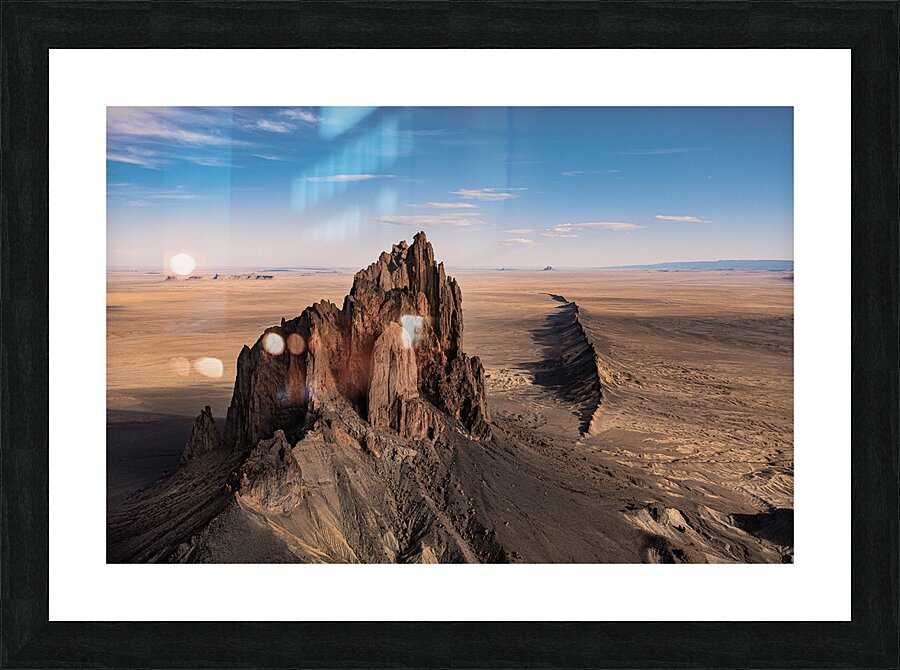 Shiprock Picture Frame print