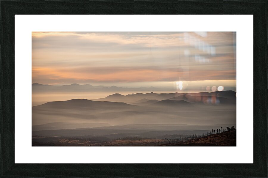 Mountain Overlook Picture Frame print
