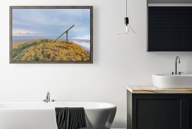 ski jump by luissaenz fine art