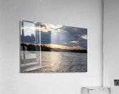 Sunset on The Charles River Acrylic Print